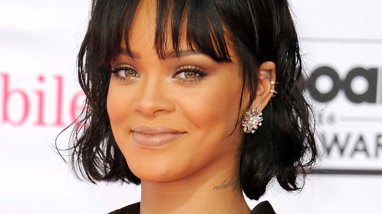 Rihanna's hazel eyes