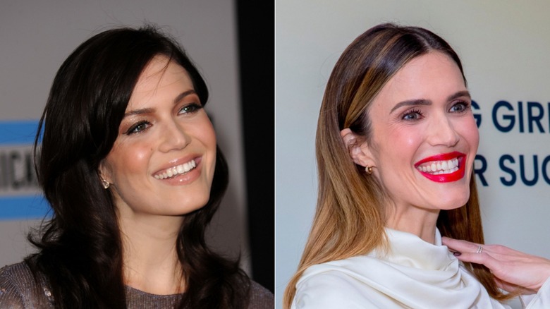 Mandy Moore in 2011 and 2025