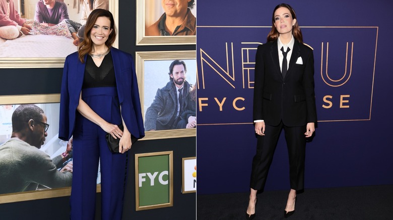Mandy Moore at a "This Is Us" series finale event in May 2022 in Los Angeles / Mandy Moore at the NBCU FYC House event in May 2022 in Los Angeles