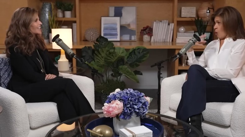 Maria Shriver and Hoda Kotb on Hoda Kotb's podcast