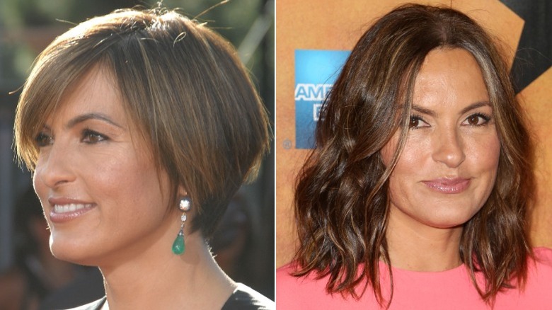 Mariska Hargitay smiles as she shows off different hairstyles