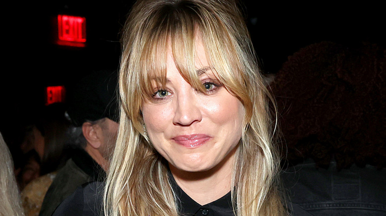 Kaley Cuoco with Medusa bangs