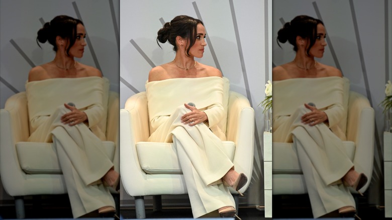 Meghan Markle at a World Mental Health Day panel in October 2023.