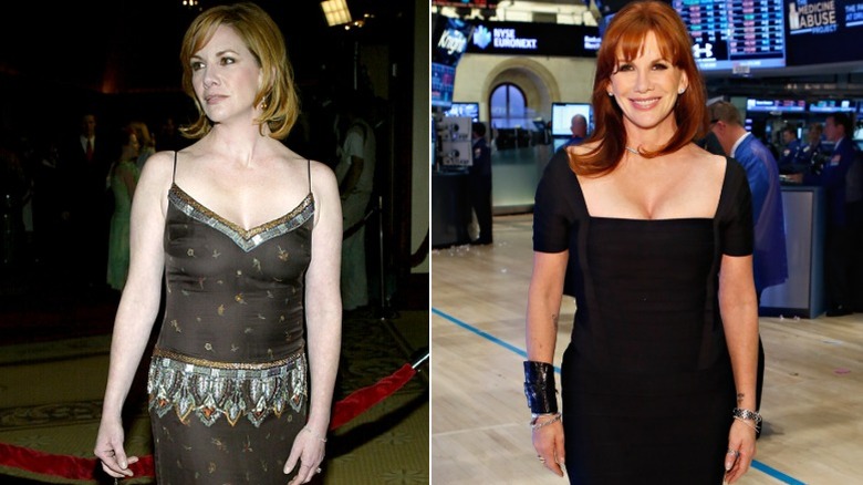 Melissa Gilbert at a premiere and the NYSE