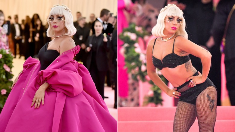 Lady Gaga changes outfits at the 2019 Met Gala