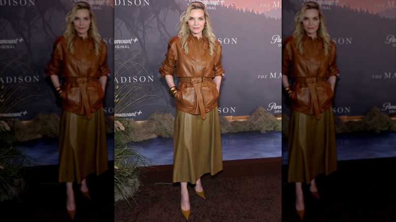Michelle Pfeiffer at the New York City premiere of "The Madison" in March 2026