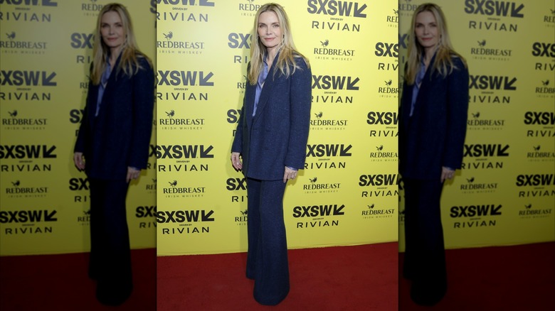 Michelle Pfeiffer at the "Margo's Got Money Troubles" premiere during 2026 SXSW festival in Austin, Texas in March 2026