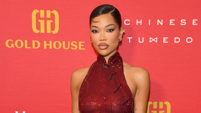 Ming Lee on Gold House red carpet