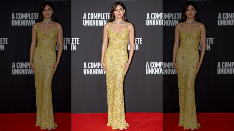 Monica Barbaro attends "A Complete Unknown" premiere photocall in Rome in January 2025