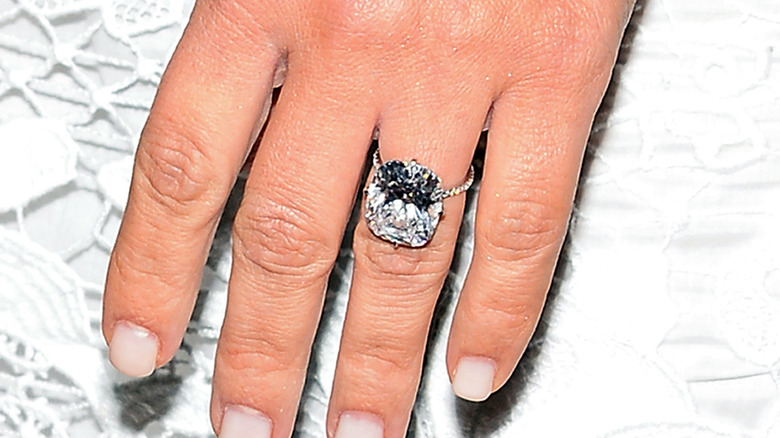 Kim Kardashian engagement ring