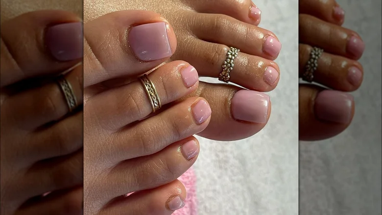 Dusty Rose Pedicure