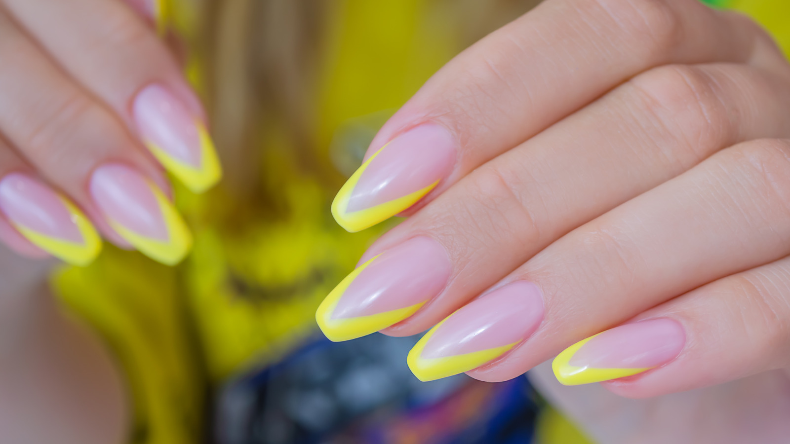 Neon French Nails Are Pop Of Color Your Summer Manicure Needs