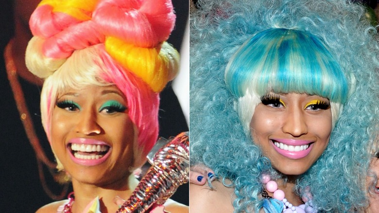 Nicki Minaj in 2011 and 2012