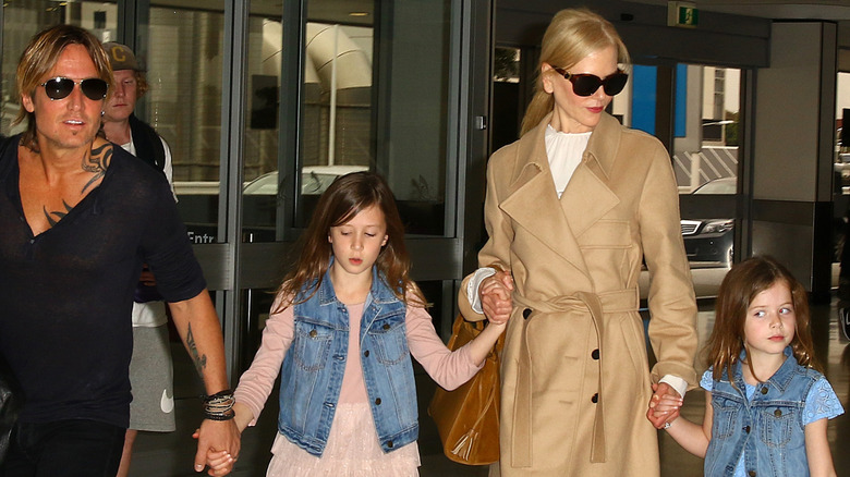 Keith Urban, Sunday Rose, Nicole Kidman, and Faith Margaret