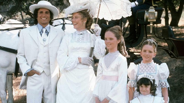 A photo of the Ingalls family in "At the End of the Rainbow," a season two episode of "Little House on the Prairie."