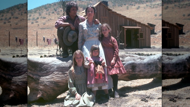 A cast photo from "Little House on the Prairie" circa 1970.