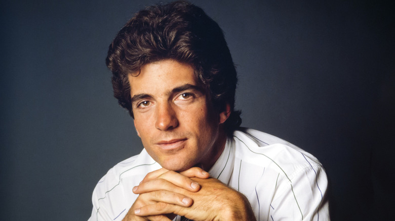 JFK Jr.'s studio portrait in New York (1988)