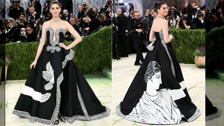 Anne Hathaway at the Met Gala in New York City in May 2026