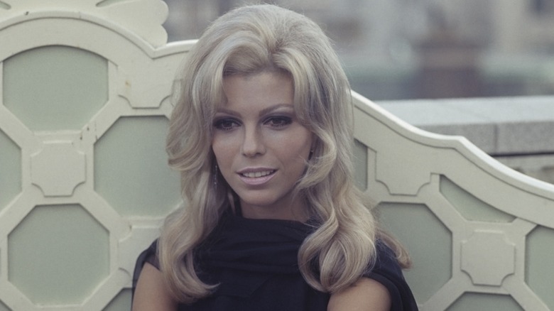 Nancy Sinatra posed at a hotel roof garden in London on 8th May 1967.