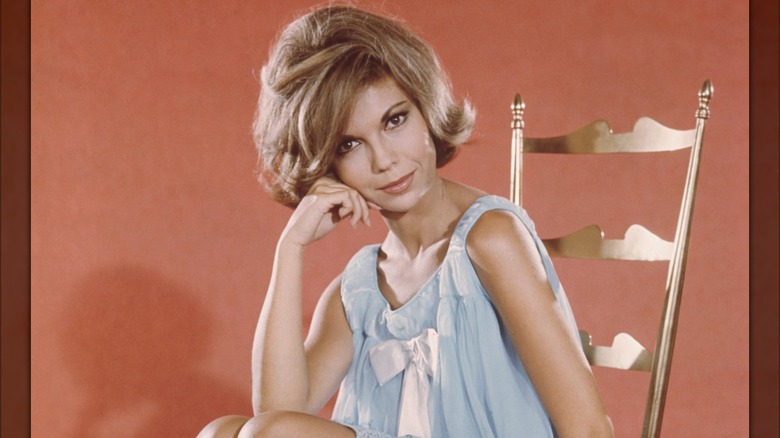 Nancy Sinatra barefoot in negligee for the 1964 movie 'Get Yourself a College Girl' AKA 'The Swinging Set'.