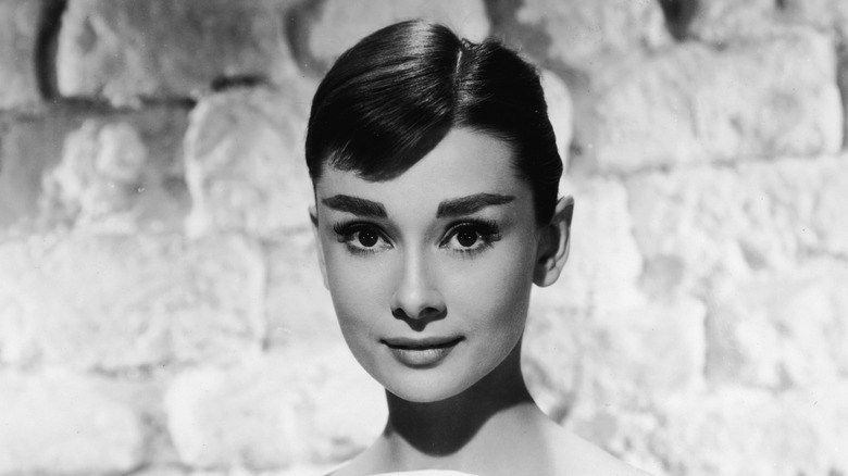 Audrey Hepburn posing