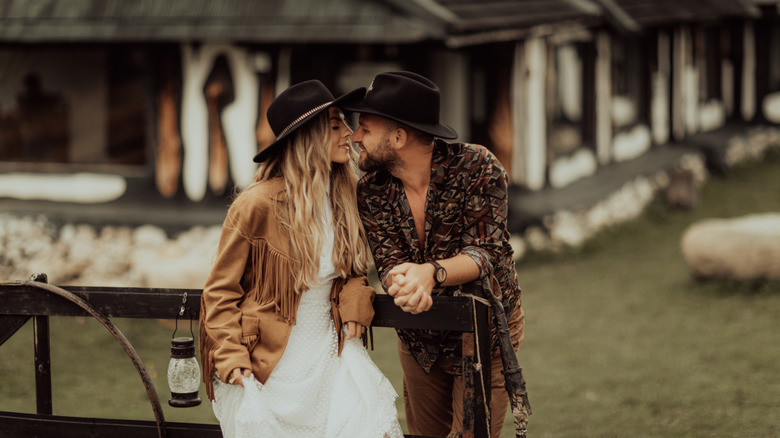 Couple on a ranch