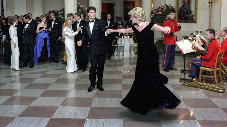 Princess Diana dancing with John Travolta