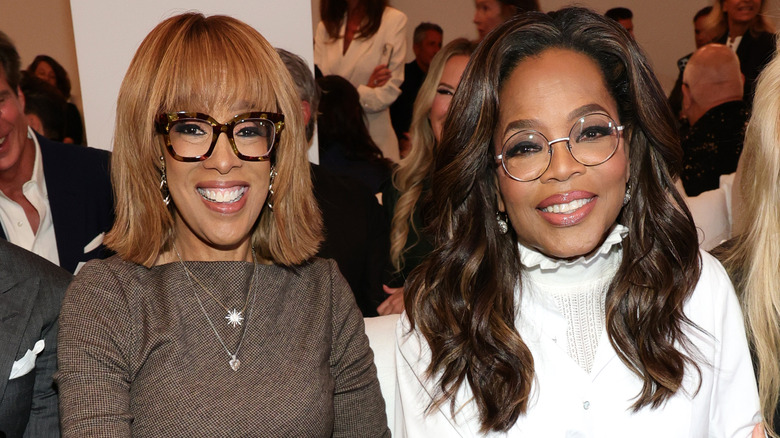 Gayle King,and Oprah Winfrey attend the Ralph Lauren show during September 2025 New York Fashion Week on September 10, 2025 in New York City.