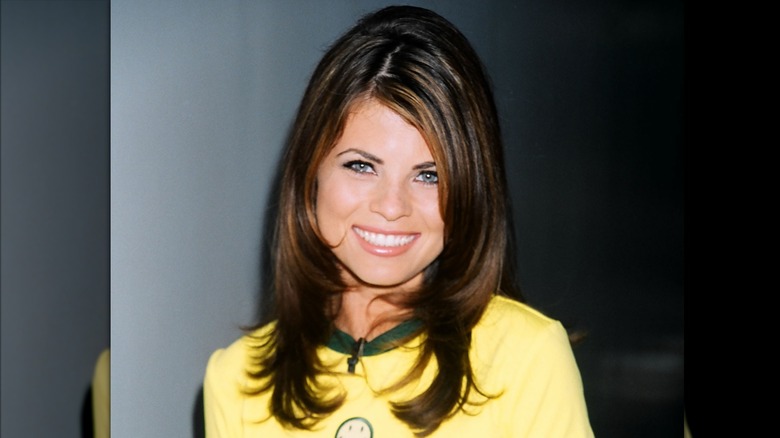 Yasmine Bleeth at MTV's Rock 'N' Jock Basketball in Los Angeles in September 1995