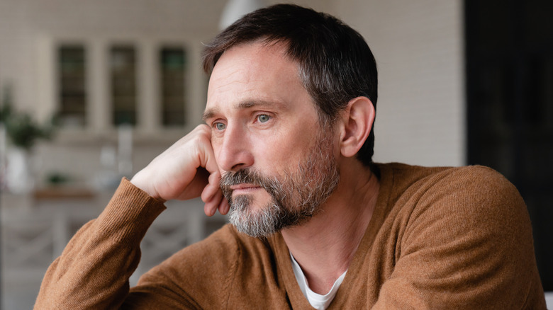 depressed man
