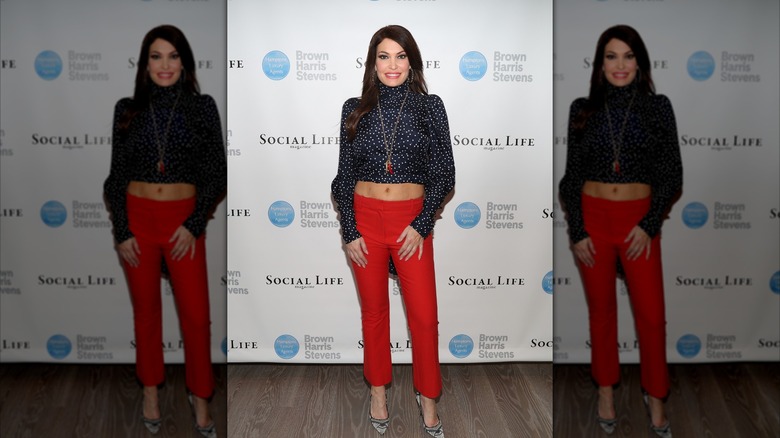 Kimberly Guilfoyle in red pants