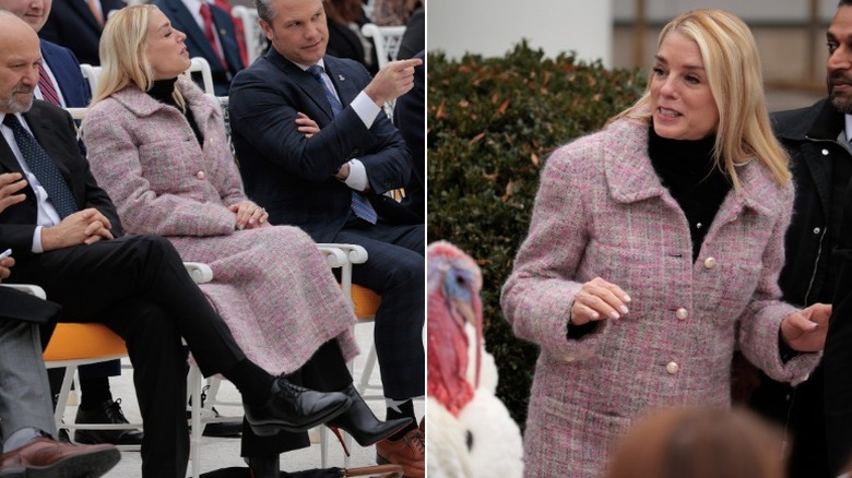 Pam Bondi attends the annual turkey pardoning at the White House