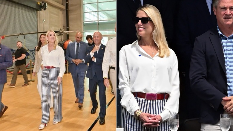 Pam Bondi visits a police facility, and attends a Fifa event with John Wakefield