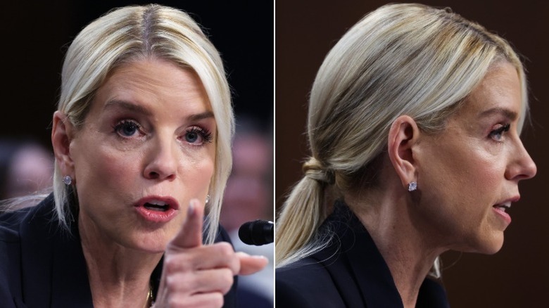 Pam Bondi addresses a Senate committee