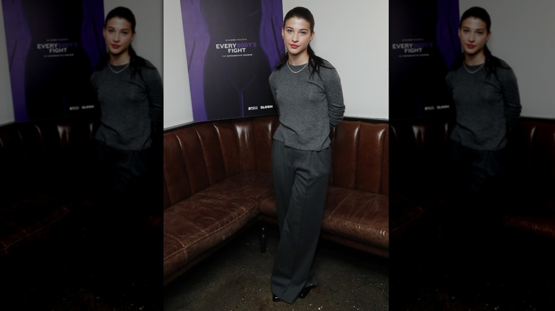 Phoebe Gates attends the Premiere Screening of "EVERYBODY'S FIGHT" An In Bloom Series on Reproductive Freedom" at Metrograph on October 21, 2024 in New York City