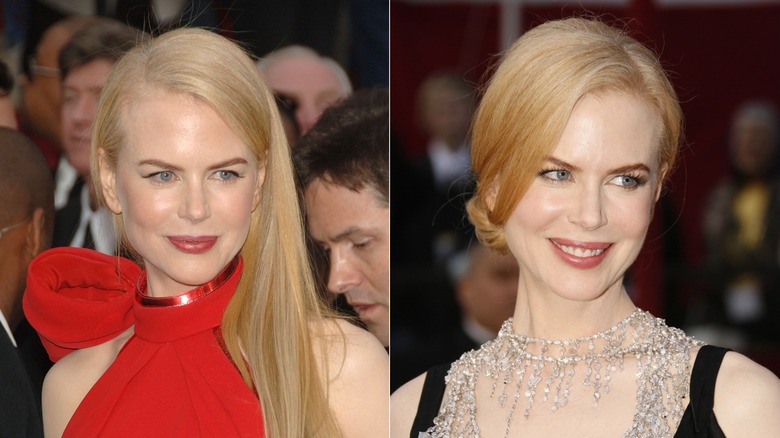 Nicole Kidman at the 79th Academy Awards in February 2007 / Nicole Kidman at the red carpet at the 80th Academy Awards in Hollywood in February 2008