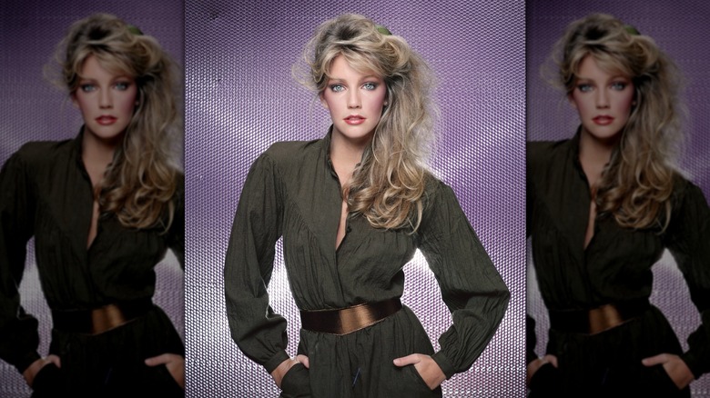 Heather Locklear poses for a Fashion/portrait Session on February 2, 1981 in Los Angeles
