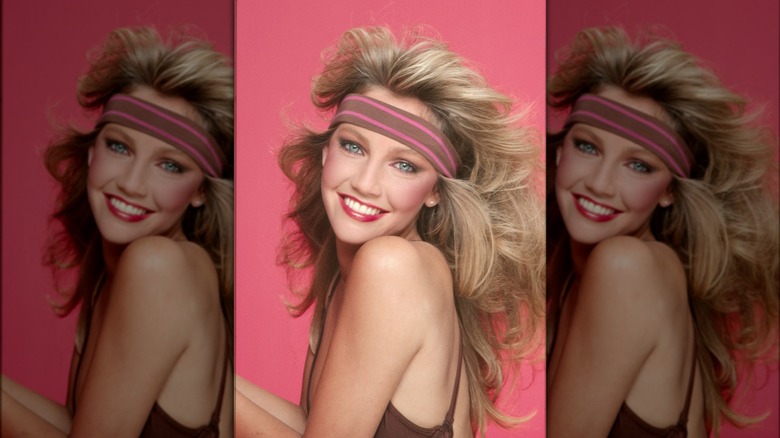 Heather Locklear poses for a Fashion/portrait Session on February 2, 1981 in Los Angeles