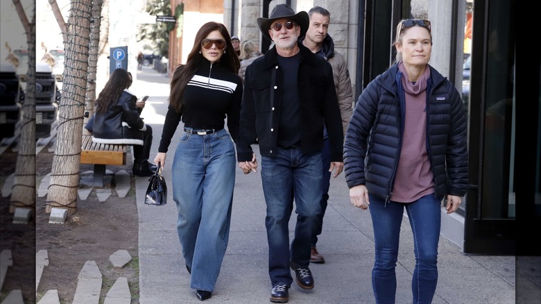 Lauren Sánchez and Jeff Bezos are seen out and about on December 24, 2025 in Aspen, Colorado (2025)