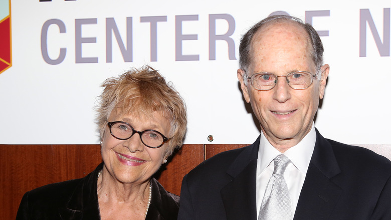 Estelle Parsons smiles at red carpet event while posing next to husband Peter Zimroth