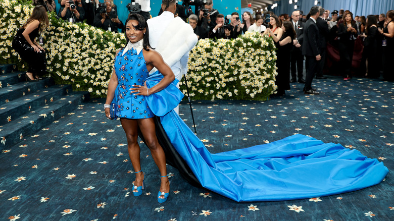 Simone Biles at the 2025 Met Gala