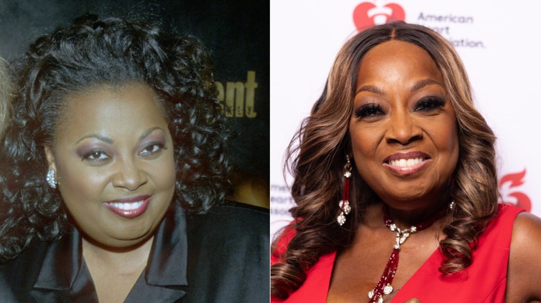 Side-by-side photos of Star Jones in 1999 (left) and 2026 (right)
