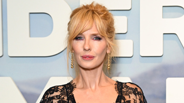Actor Kelly Reilly with strawberry blonde hair in January 2026