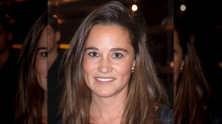 Pippa Middleton with black eyeliner