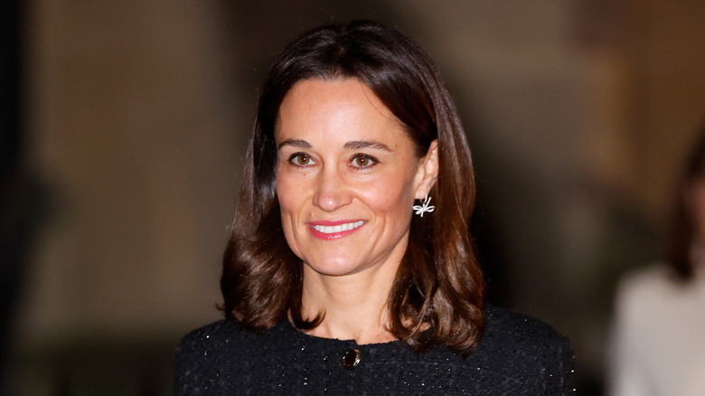 Pippa Middleton wearing coral lipstick