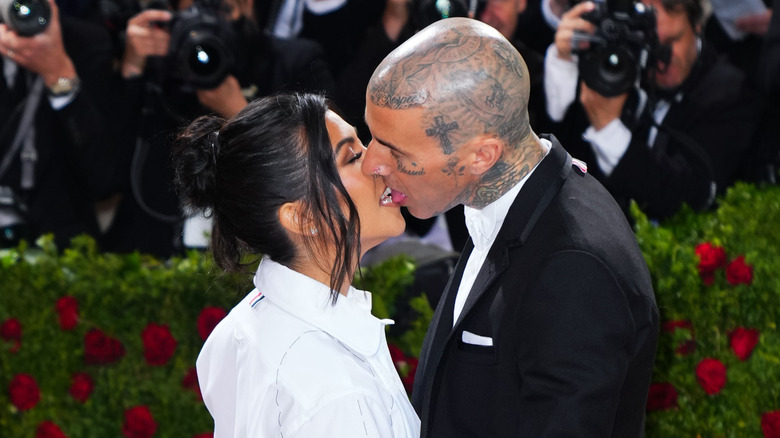 Kourtney Kardashian and Travis Barker