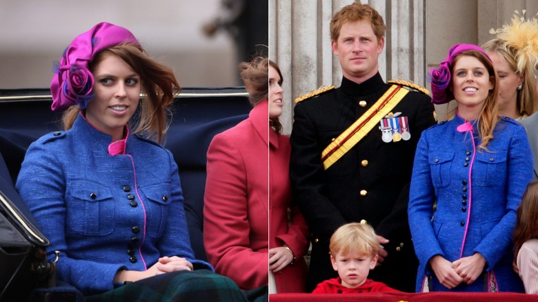 Princess Beatrice at Trooping the Colour in 2012