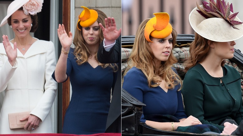 Princess Beatrice at Trooping the Colour in 2016