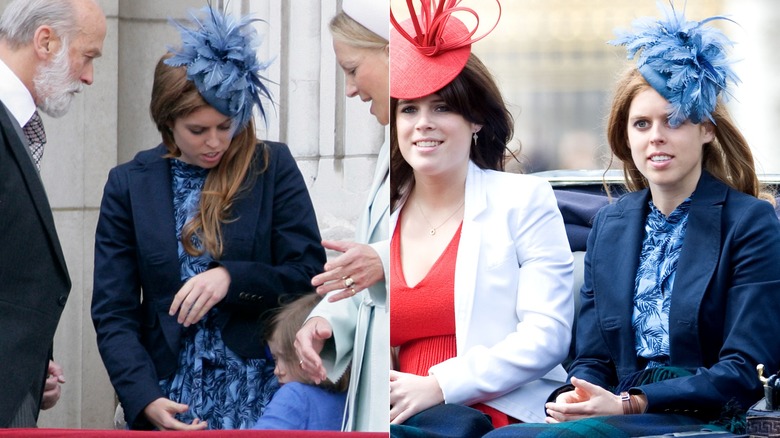 Princess Beatrice at Trooping the Colour in 2010