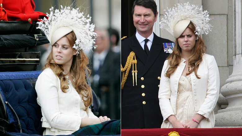 Princess Beatrice at Trooping the Colour in 2007